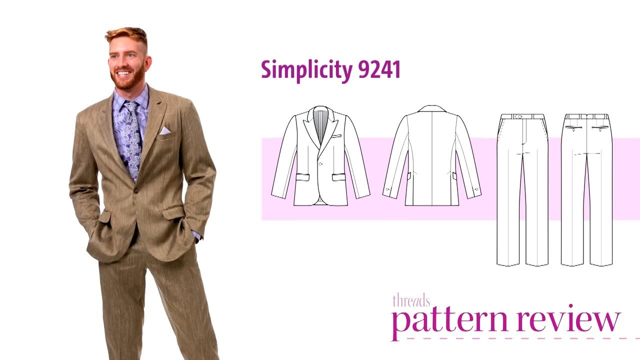 Pattern Review: Simplicity 9241, Man's Suit