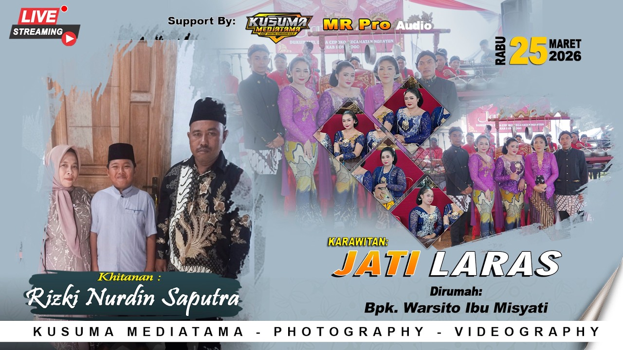 🔴Live Tayub JATI LARAS | Di Rumah BPK WARSITO IBU MISYATI | Jati Cepoko Ngrayun (Sesi Siang)