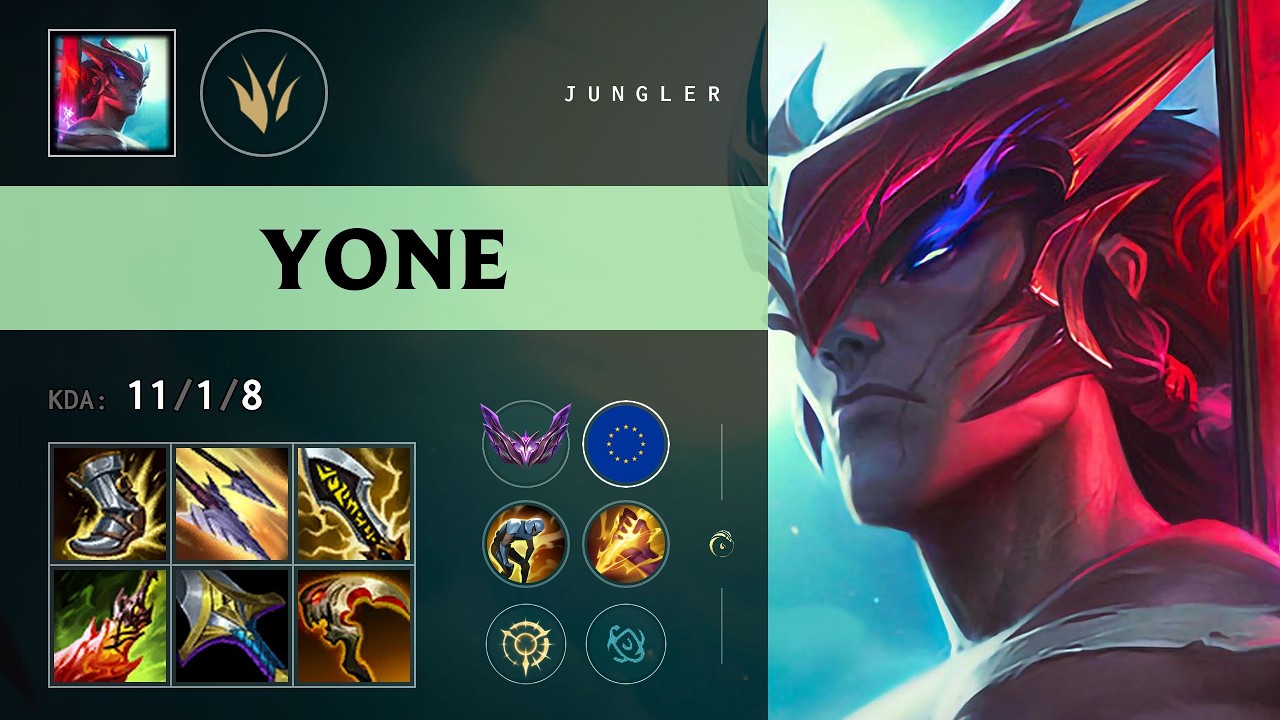 Yone Jungle vs Graves - EUNE Master Patch 26.15