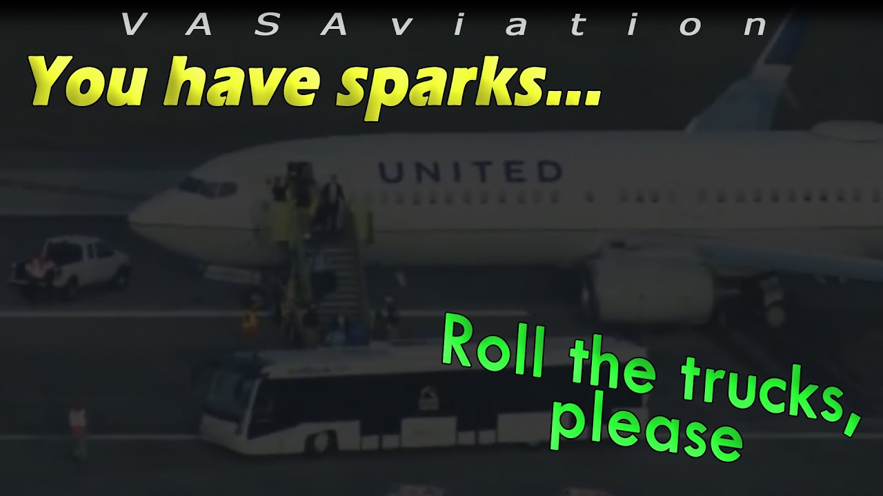 [REAL ATC] United B738 REJECTED TAKEOFF + BLOWN TIRES