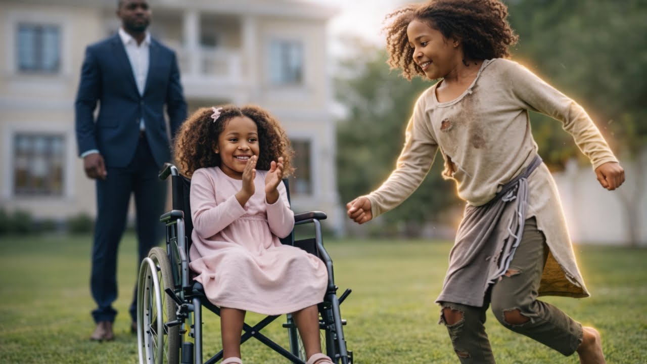 Billionaire sees Homeless Girl Dancing for His Paralyzed Daughter What Happens Next Will Shock You!