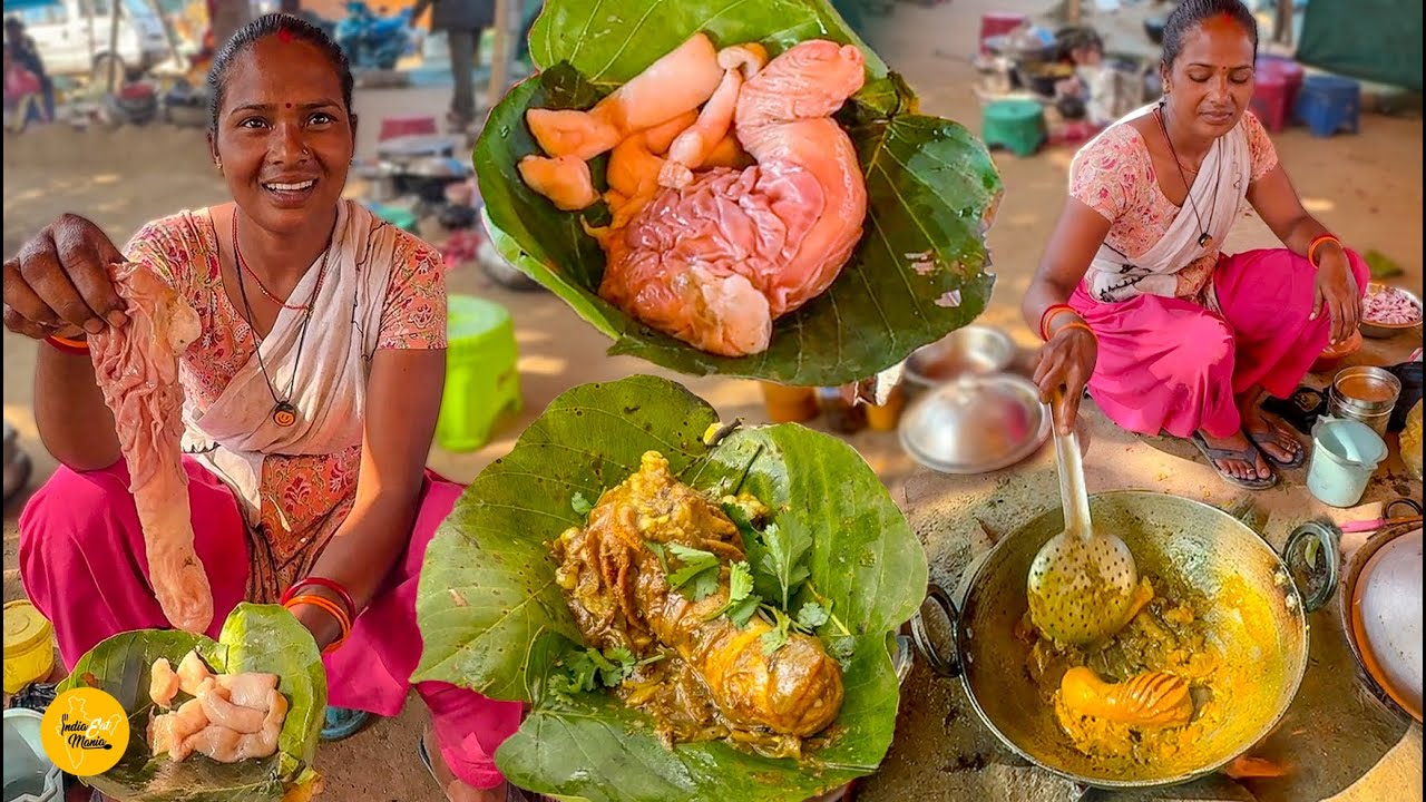 Jharkhandi Adviasi Style Khasi Chusta Fry In Ranchi l Ranchi Street Food