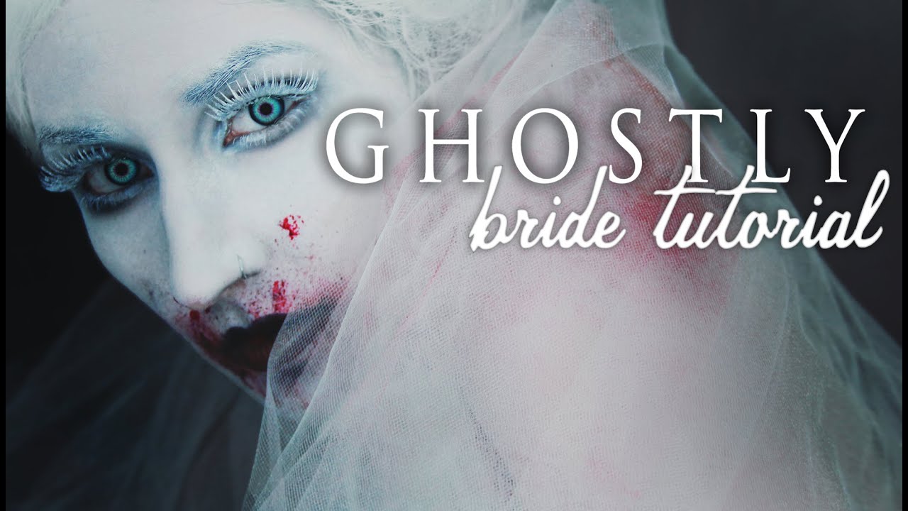Ghostly Bride Halloween Makeup Tutorial