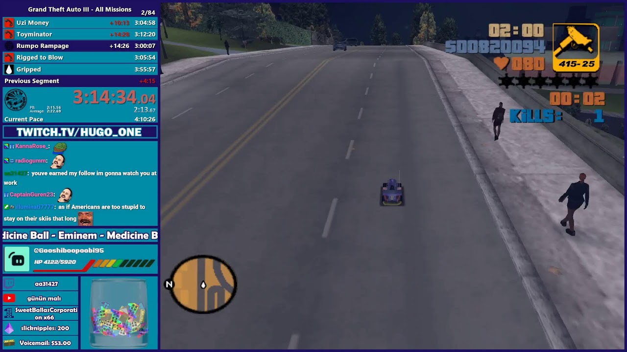 GTA III All Missions Speedrun