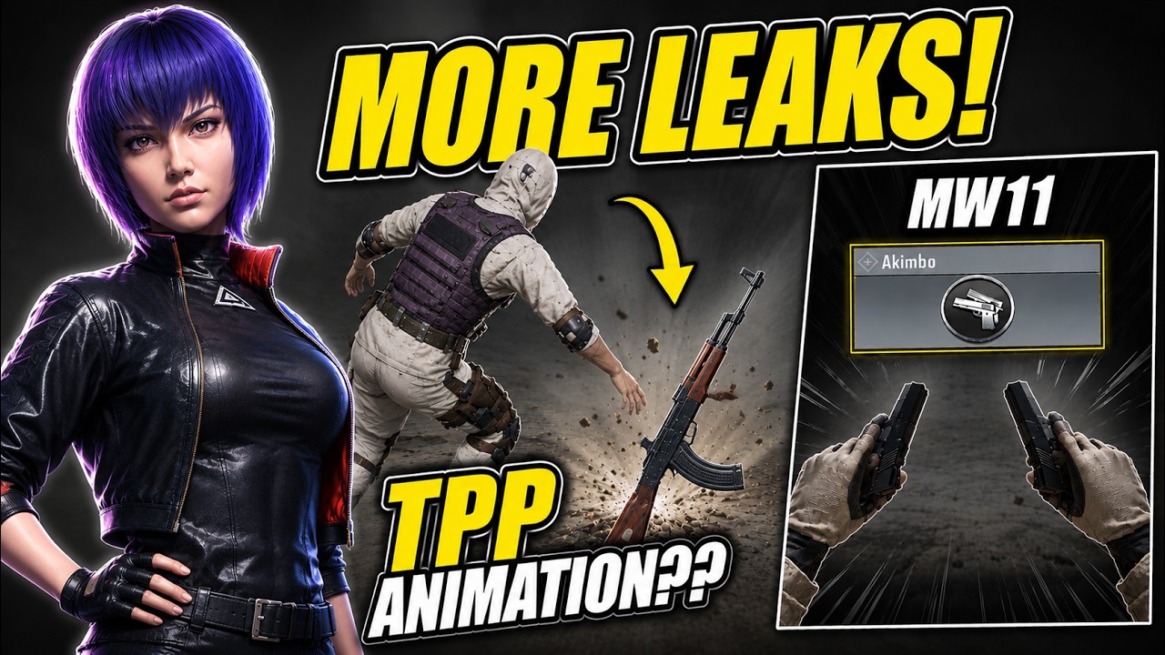 More Season 6 Leaks: Motoko BP Return?? New TPP Animation, MW11 Akimbo Setting