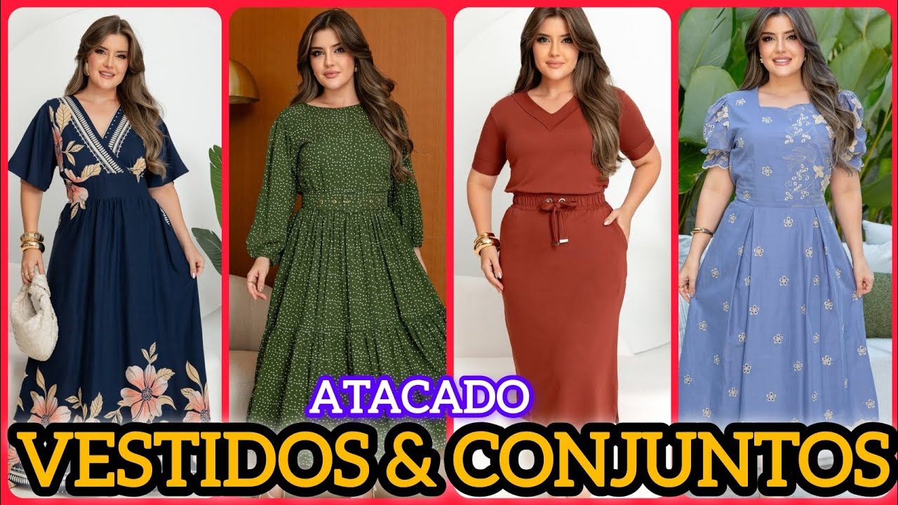VESTIDOS & CONJUNTOS 🇧🇷 PROVADOR FASHION COM LARY VALZACCHI ✨🌹#vestidos #moda #modamodesta 