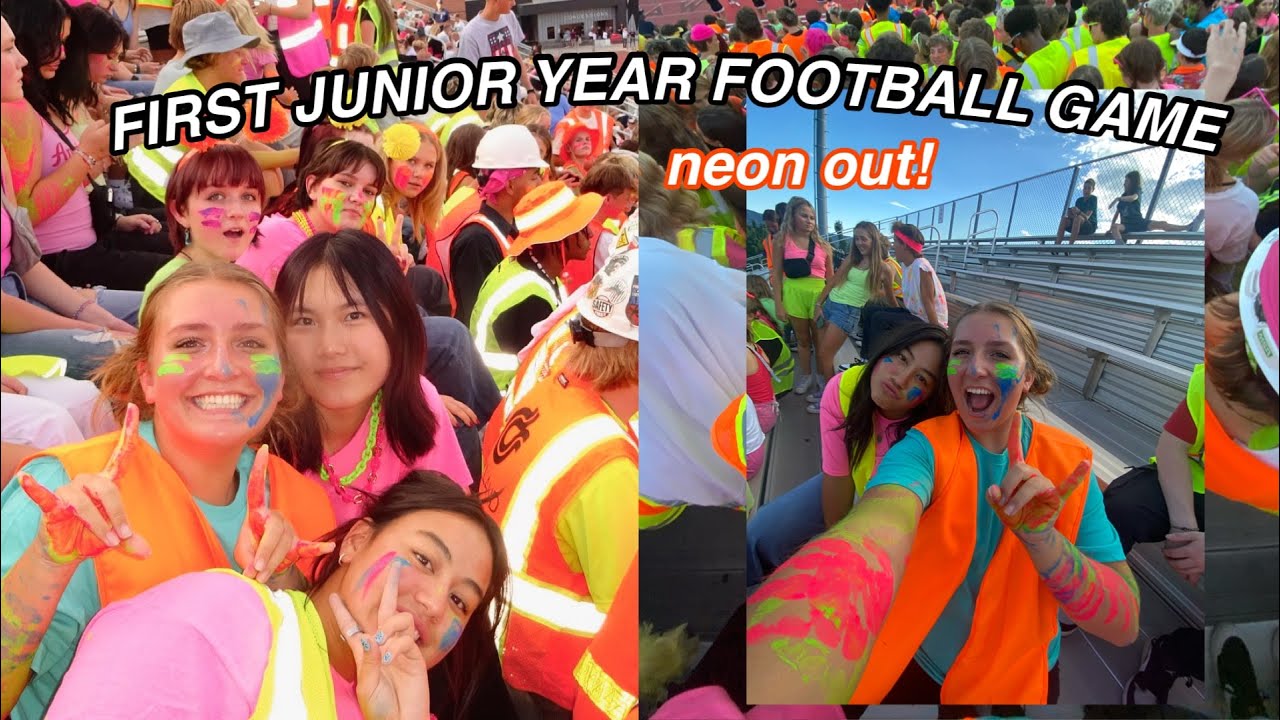 FIRST JUNIOR YEAR FOOTBALL GAME!!