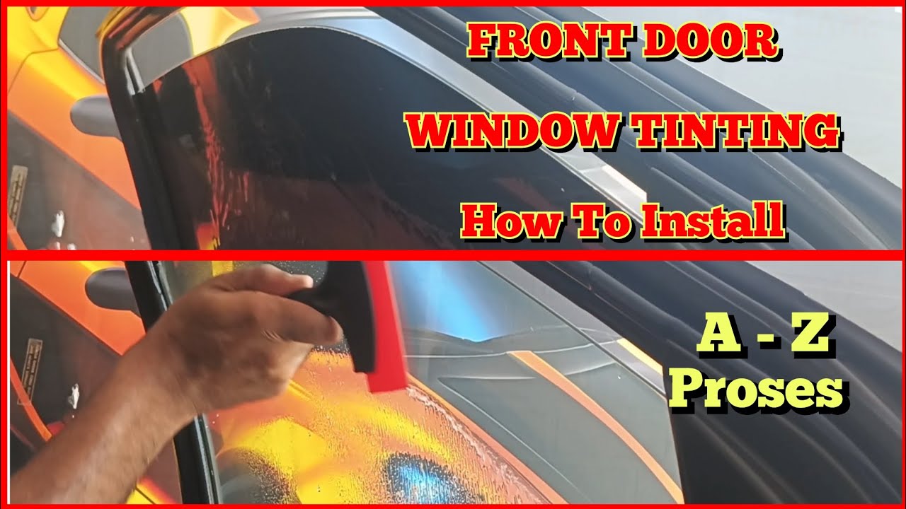 Perfect Front Door Window Film Installation | Step-by-Step Tinting Guide Like a Pro!