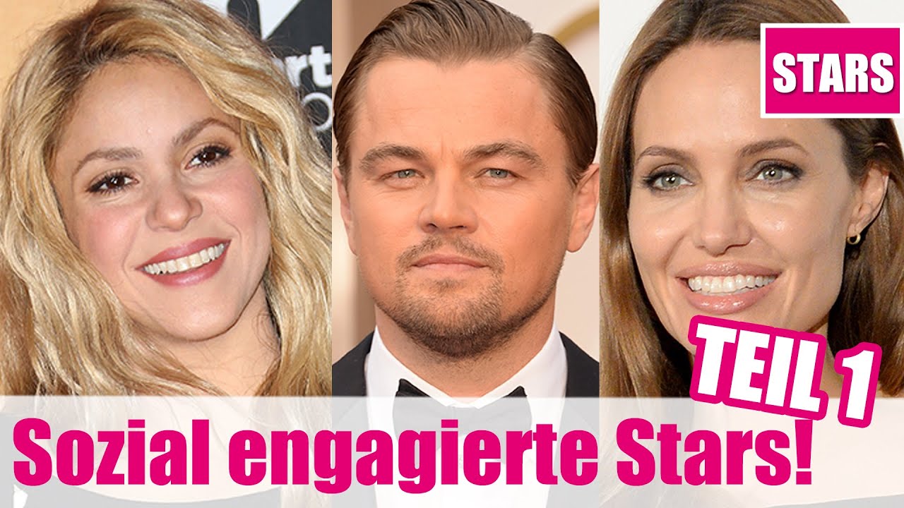 Diese STARS engagieren sich SOZIAL! Teil 1