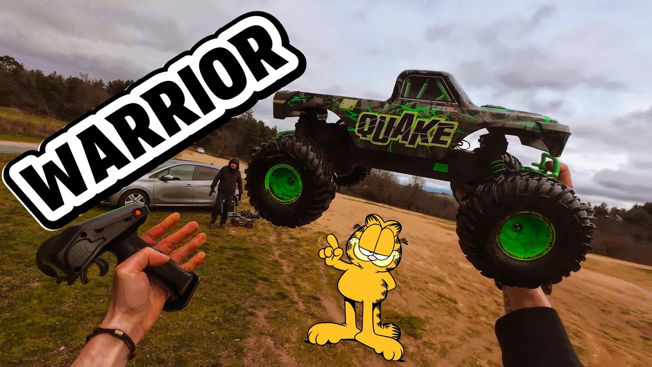 SORTIE ARRMA QUAKE AVEC LES RAMPES