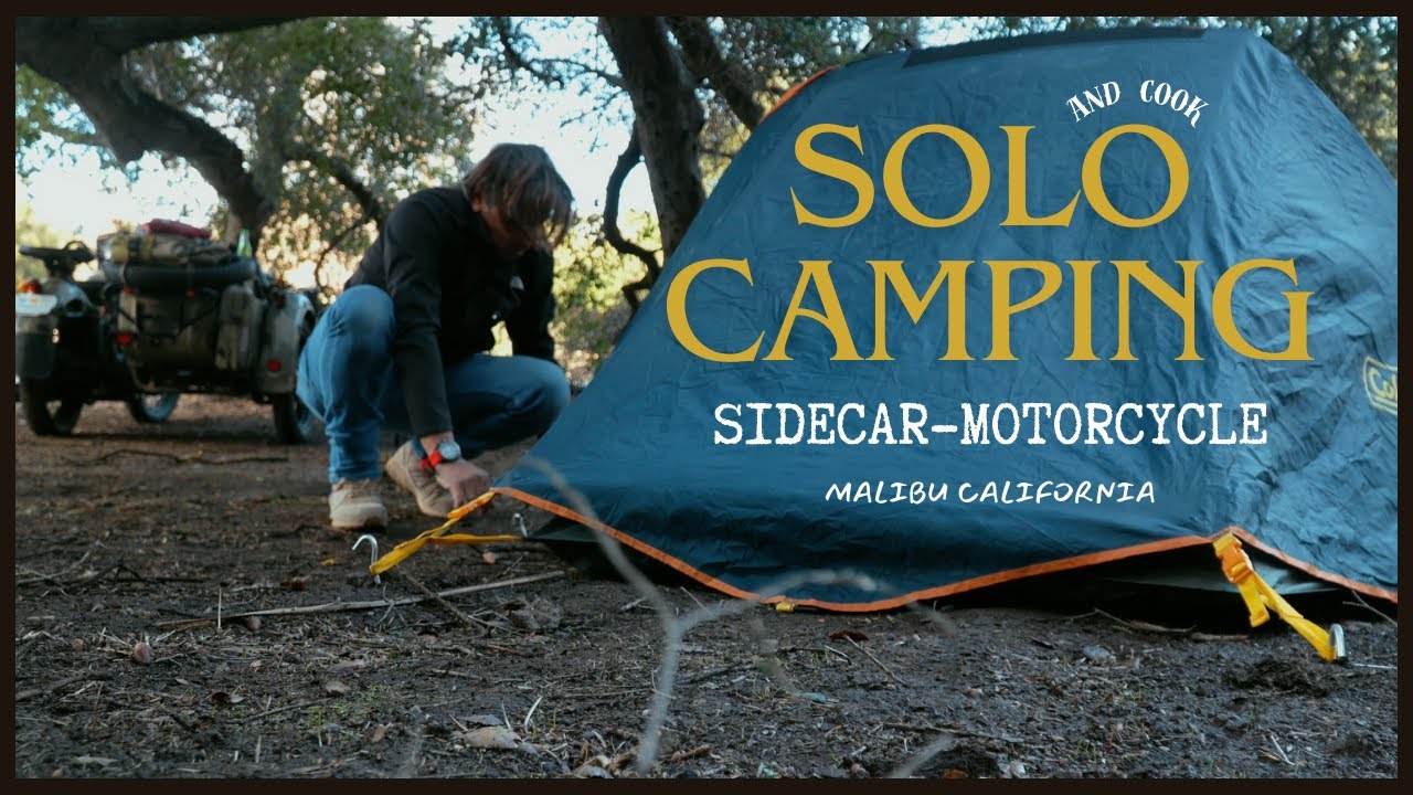 Solo Camping and Cooking Malibu California