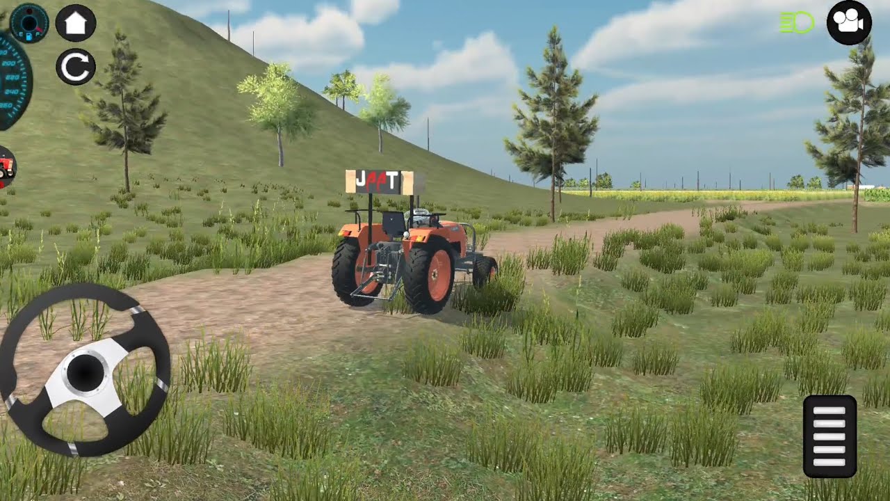 Mahindra Tractor  Driving Off Road Hill's Area | Tractor Simulator 3D gaming life | #tractor #gaming