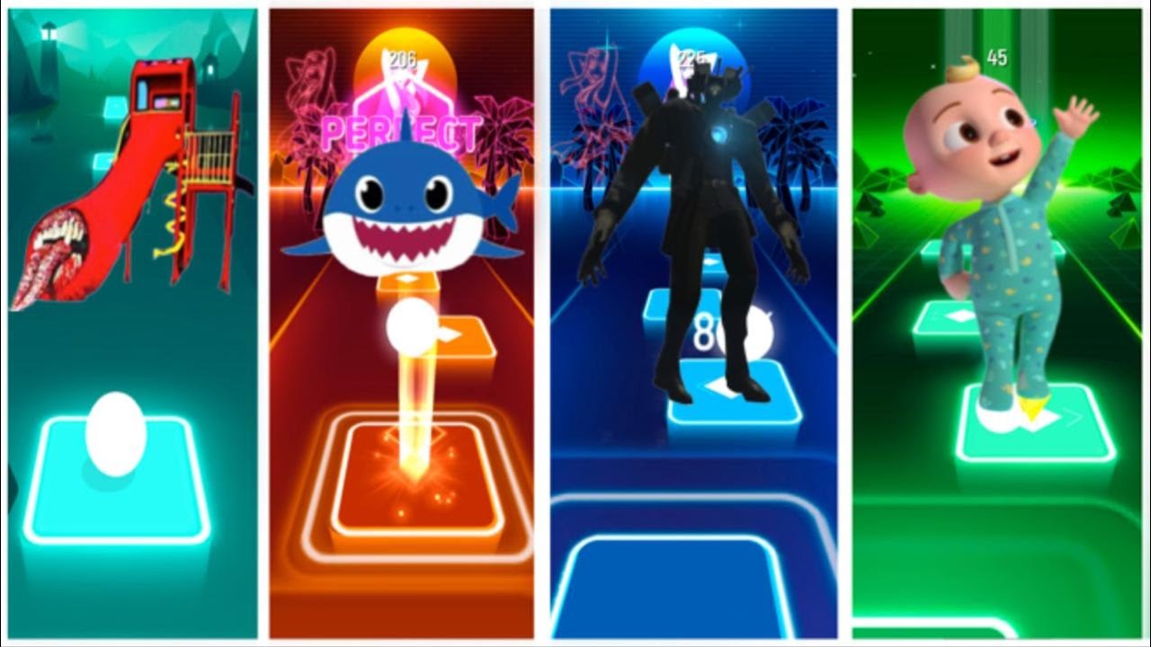 Extra Slide 🆚 Baby Shark 🆚 Cameraman 🆚 Cocomelon / Who is Best?