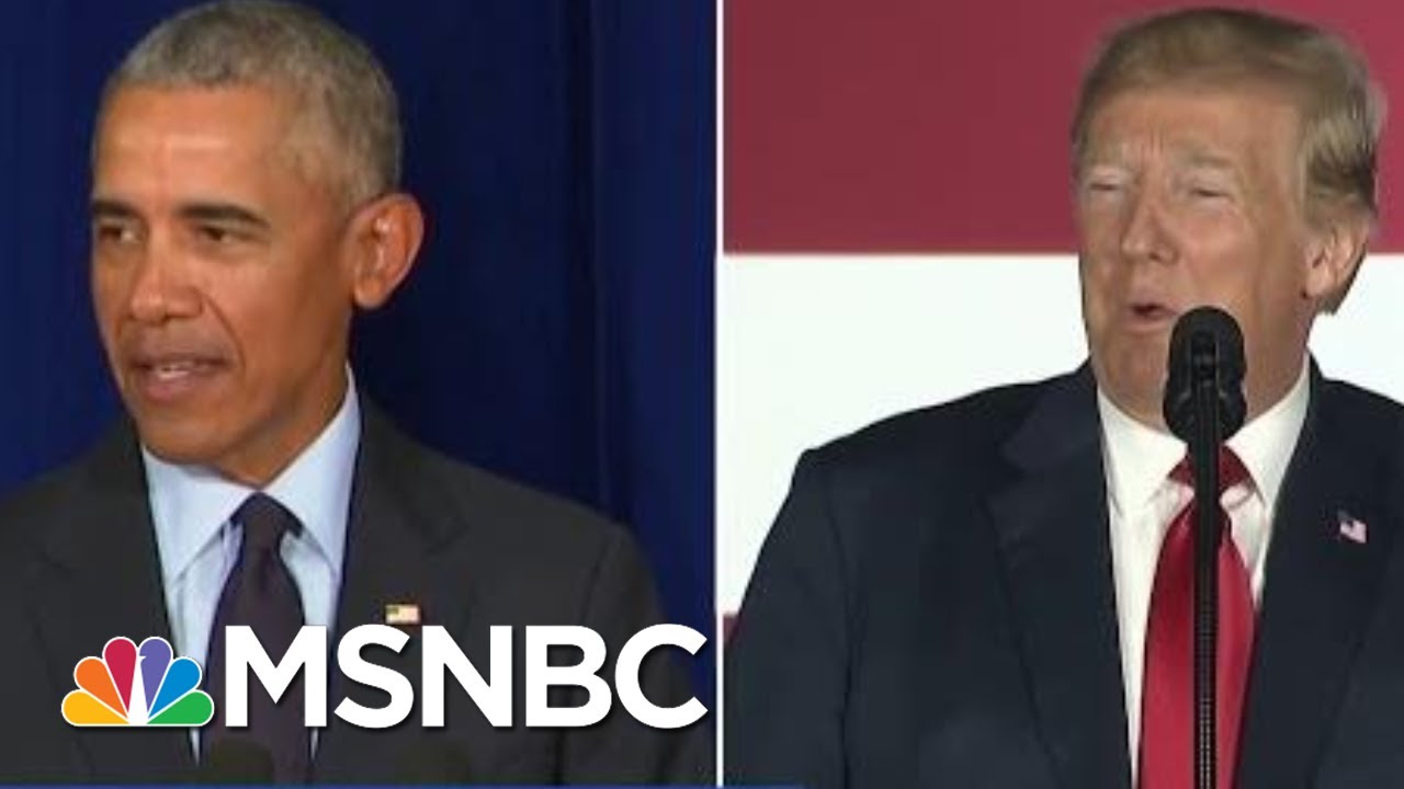 President Trump Vs. Barack Obama: Who Gets Credit For The Booming Economy? | Velshi & Ruhle | MSNBC