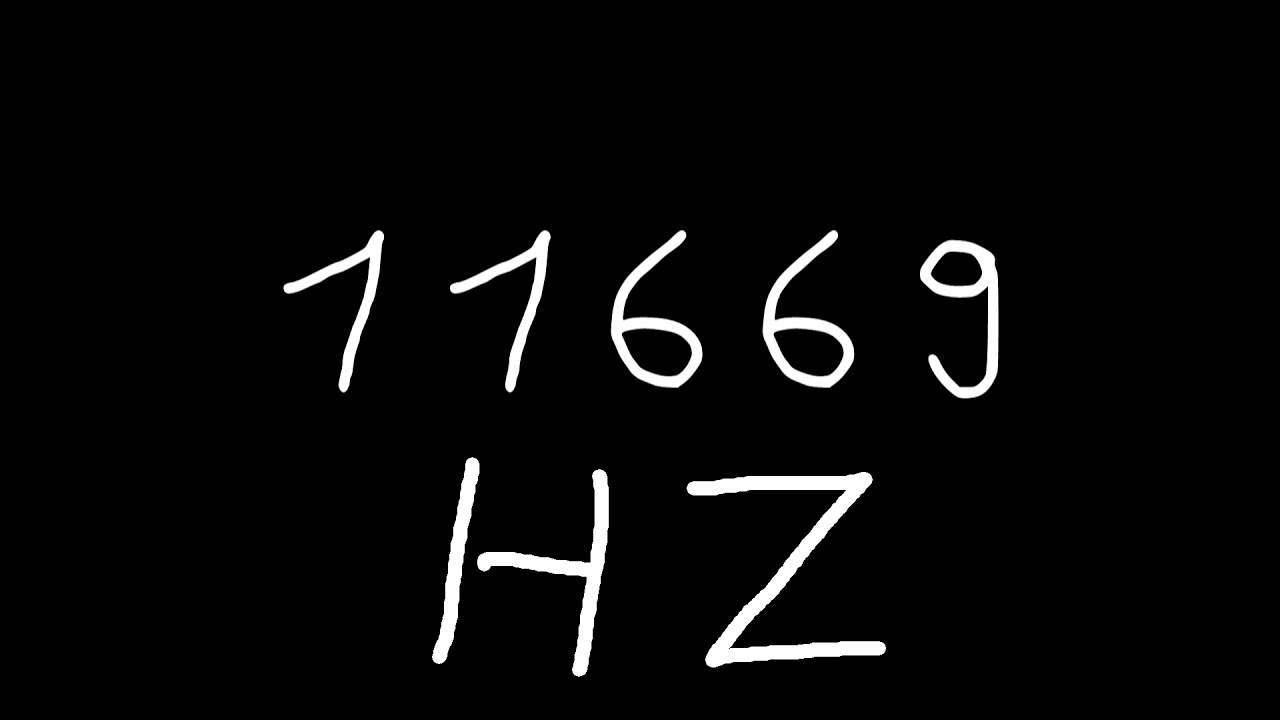 11669 hz