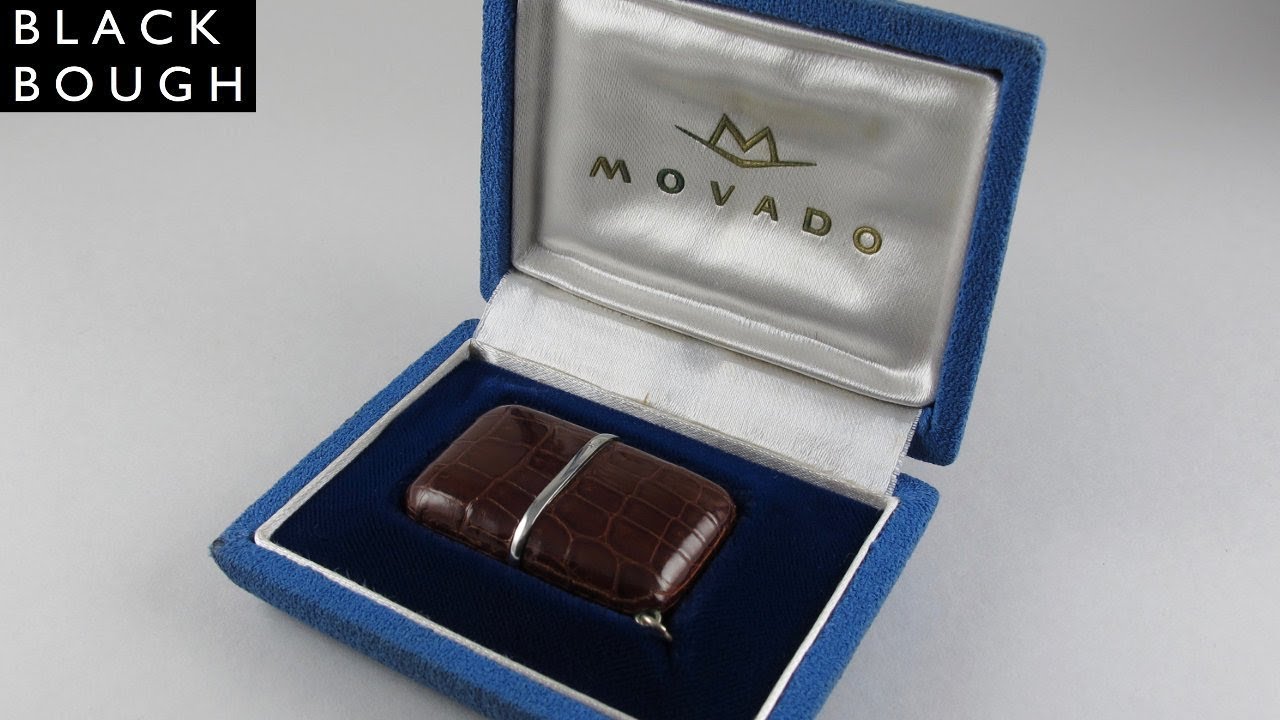 Movado Ermeto 'Baby' steel vintage travelling watch, circa 1954