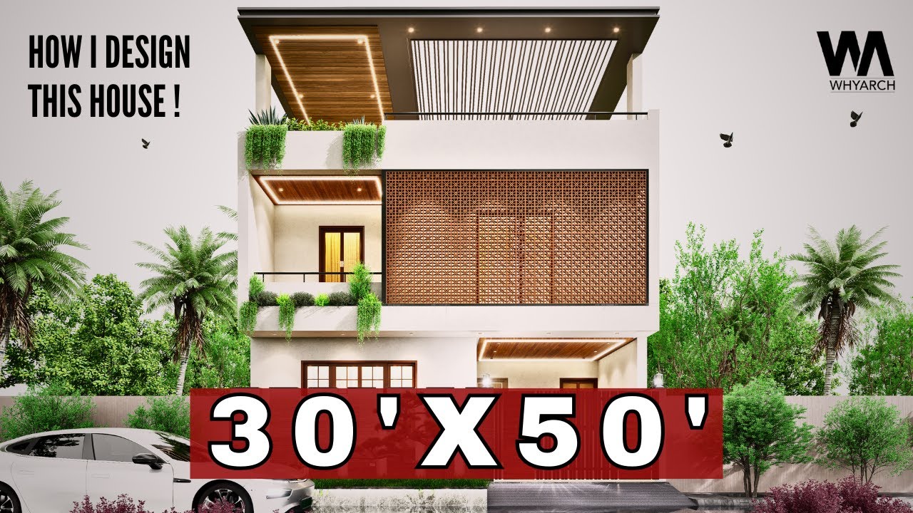 How I design this 30'X50' House for the Jaipur client | WHYARCH STUDIO |