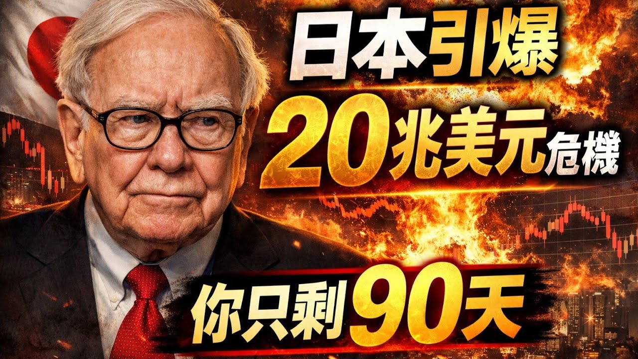 華倫·巴菲特：日本已按下開關｜20兆美元危機啟動，你只剩90天
