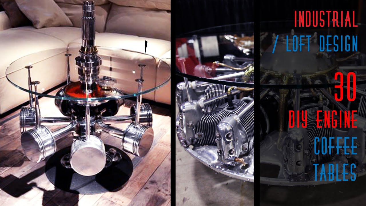 30 DIY Engine Coffee Tables