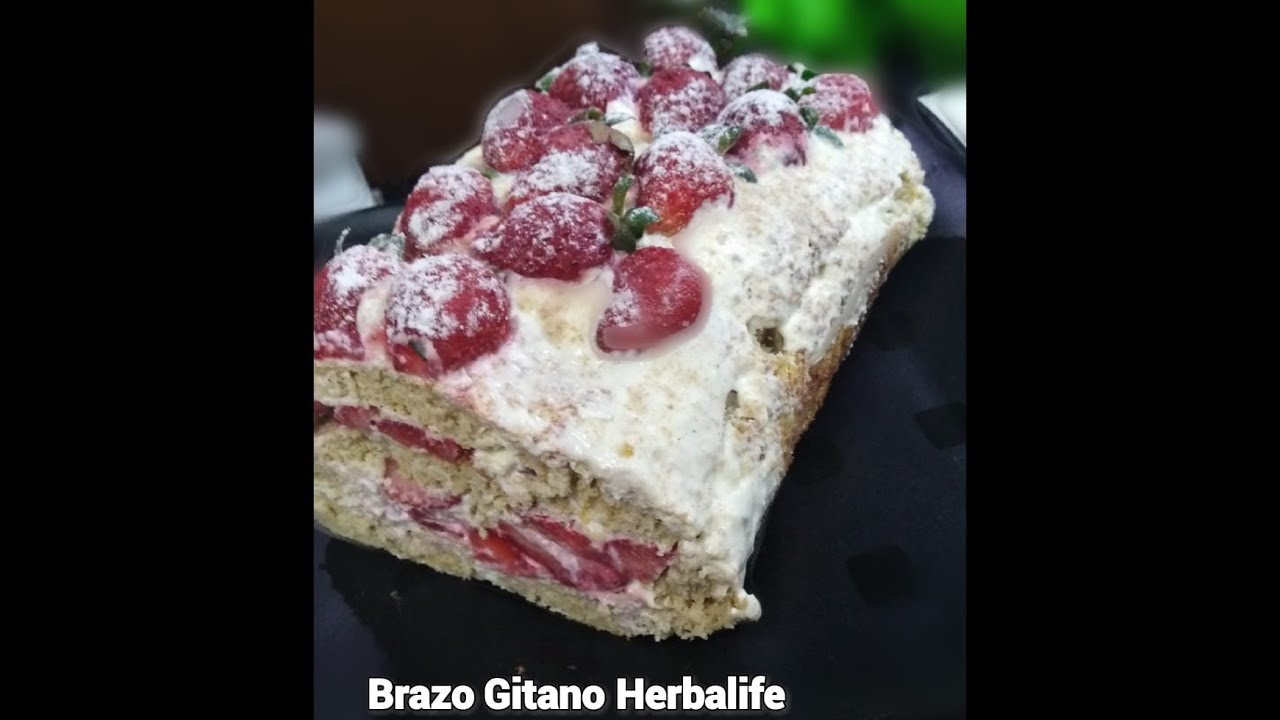 BRAZO GITANO - HERBALIFE |ENROLLADITO| **Pionono ¡Paso a paso!**😉