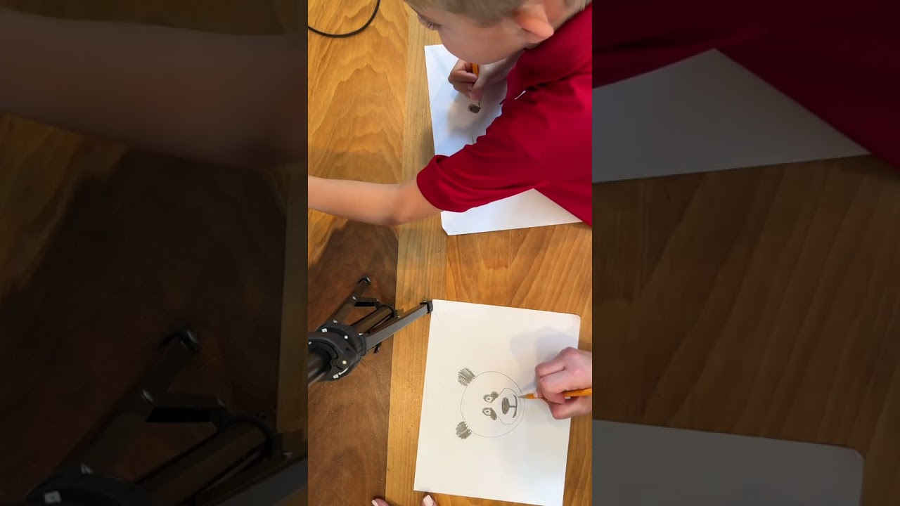 Troy and Mom simply draw Pandas