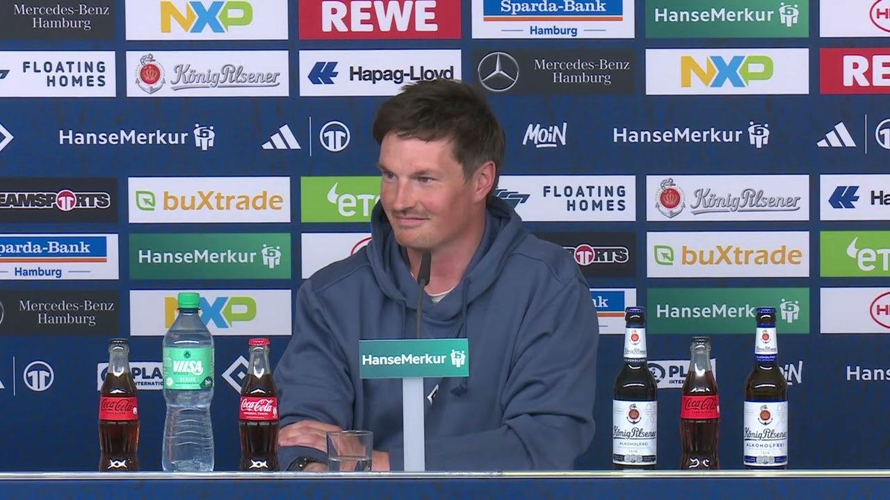 HSV Pressekonferenz vor dem Spiel gegen SSV Ulm
