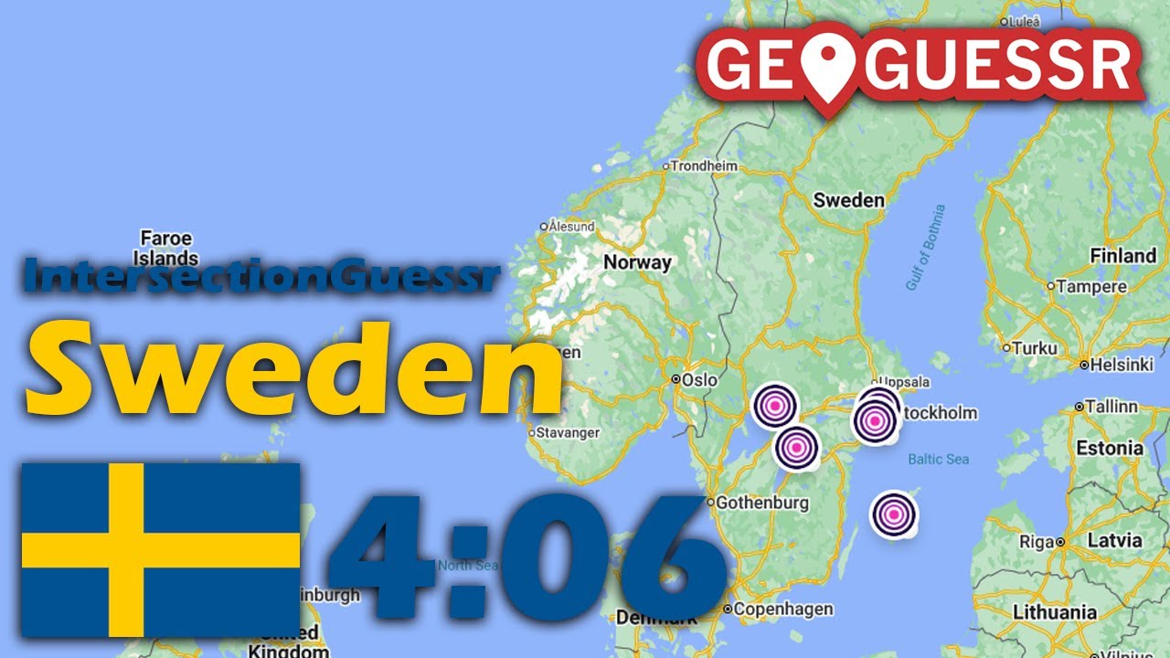 [Geoguessr] IntersectionGuessr Sweden 25K in 4:06