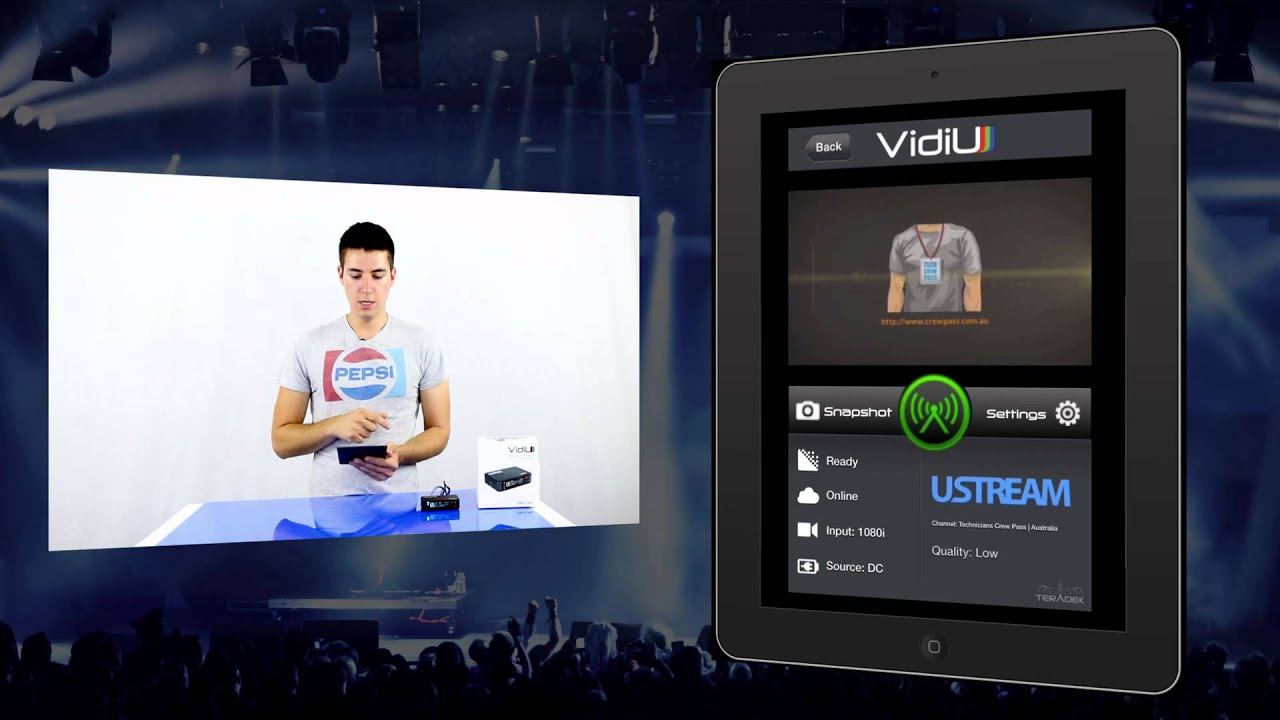 [HD] Review of the Teradek VidiU, live video streaming using the video encoder & VidiU app