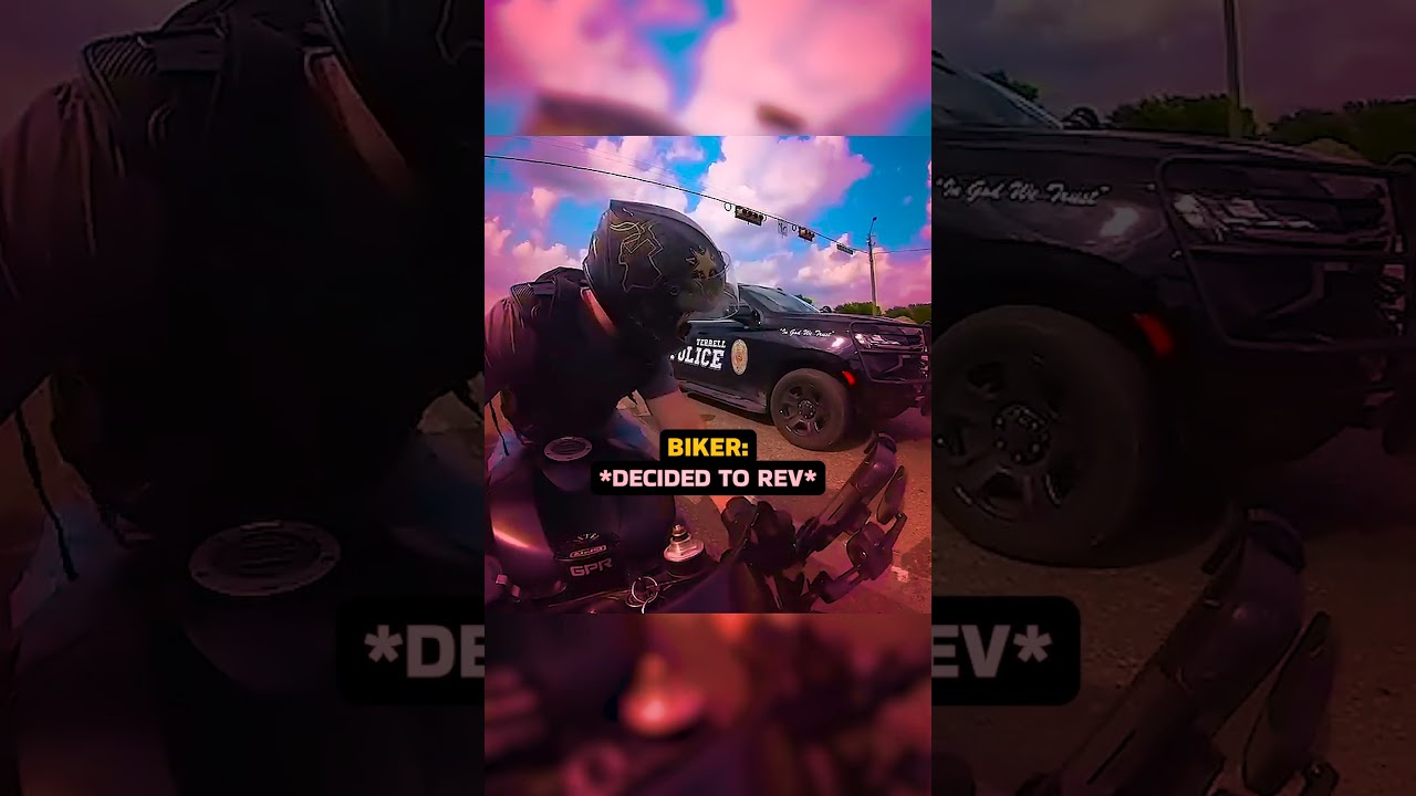 Never Rev At This Cop 🛑