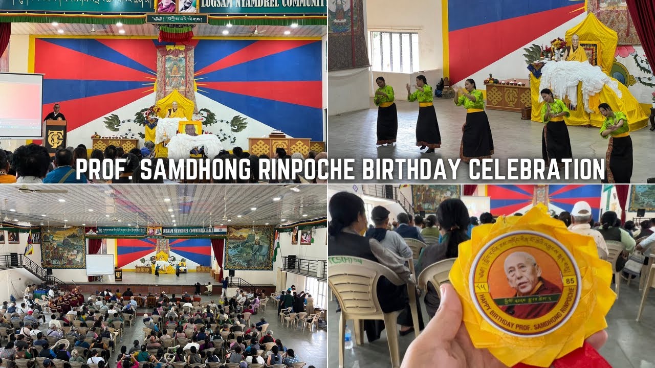 His Eminence Professor Samdhong Rinpoche 85th Birthday Celebration| Nov 5 #bylakuppe #tibetanvloger