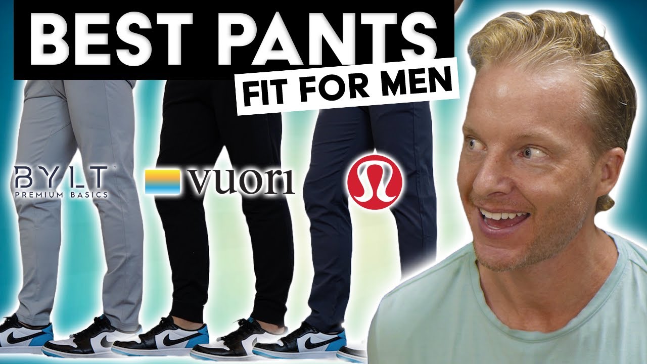 Лучшие брюки для подтянутых мужчин, которые не пропускают день ног (LULULEMON против VUORI против...