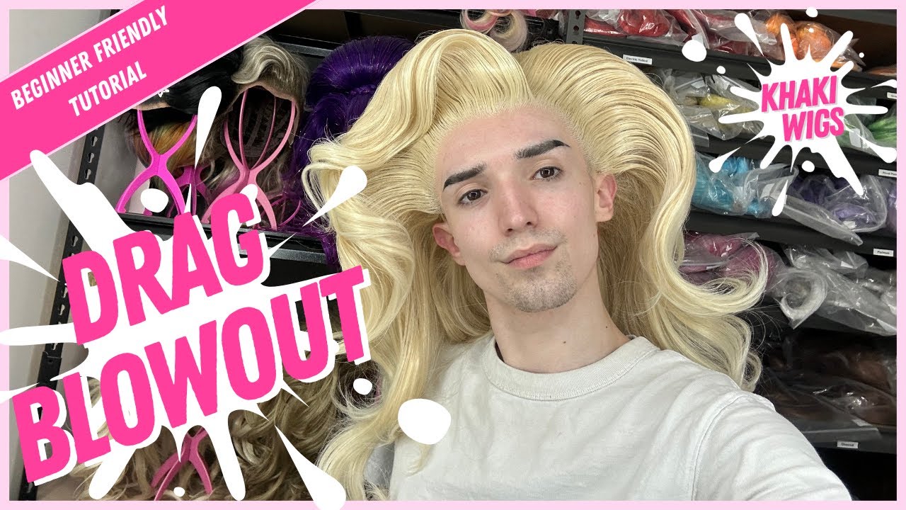 Beginner Friendly | Drag Wig Styling Tutorial - Classic Drag Blowout