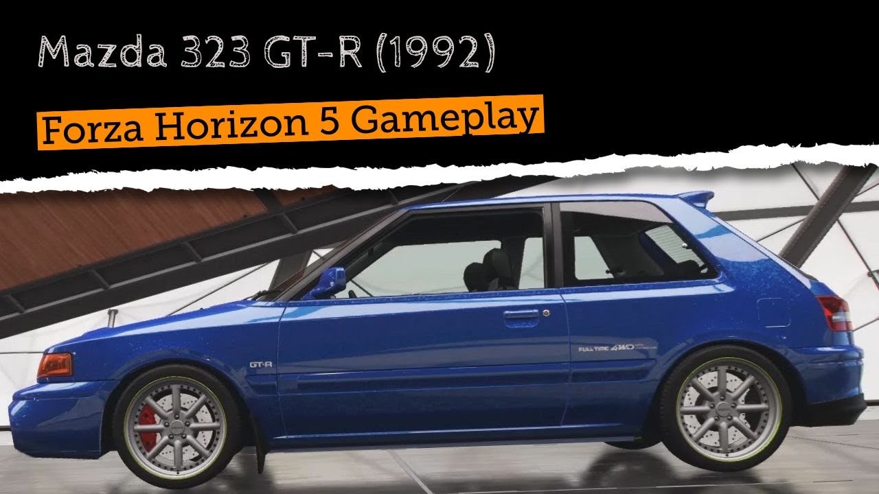Mazda 323 GT-R (1992), 445HP/327kW, Tuning and Testdrive in Forza Horizon 5