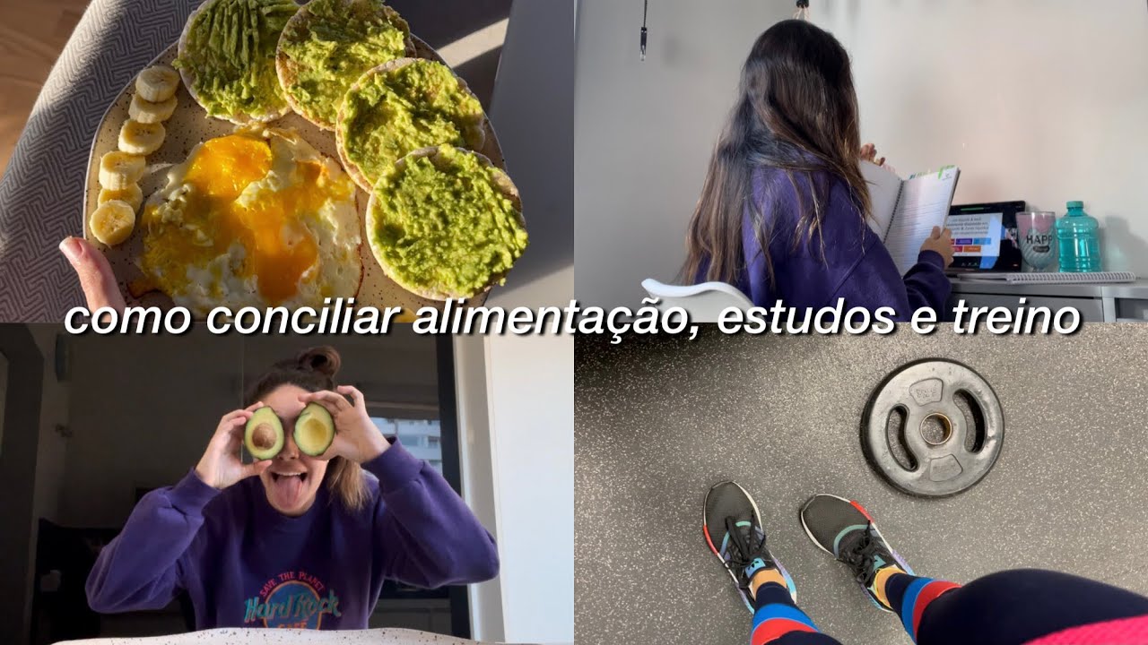 rotina alimentar + estudos | como conciliar alimentação, estudos e treino