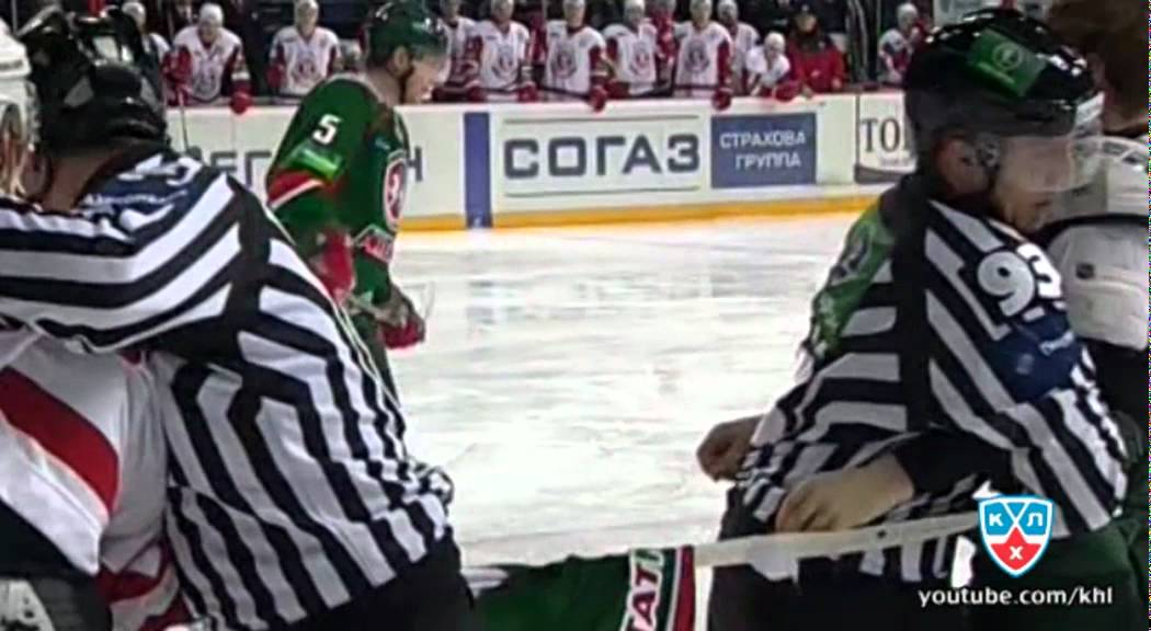 Бой КХЛ: Лукоянов VS Мирасти / KHL Fight: Lukoyanov VS Mirasty