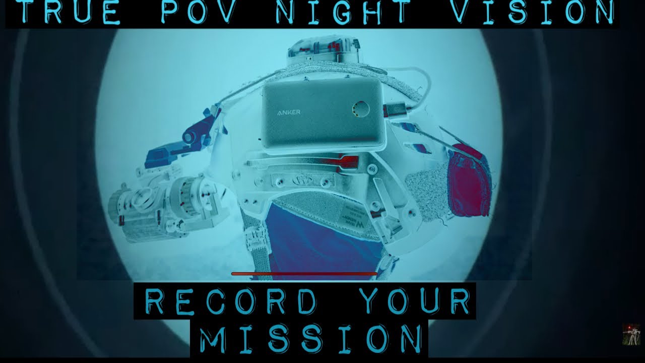 How NIGHT VISION Missions are Recorded (POV)! PVS-14 Brown Bear Ind. NVGR Review/Test