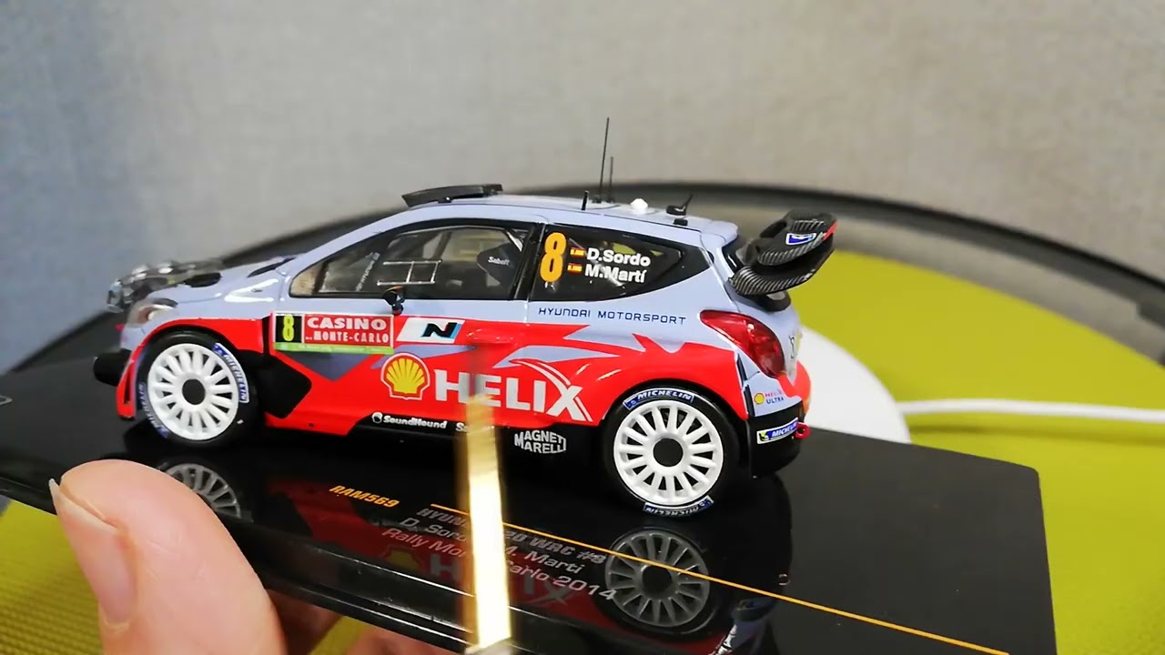Hyundai i20 WRC Rally  Monte-Carlo 2014 Sordo Dani Martí Marc 1/43 IXO Rally Car Models 
