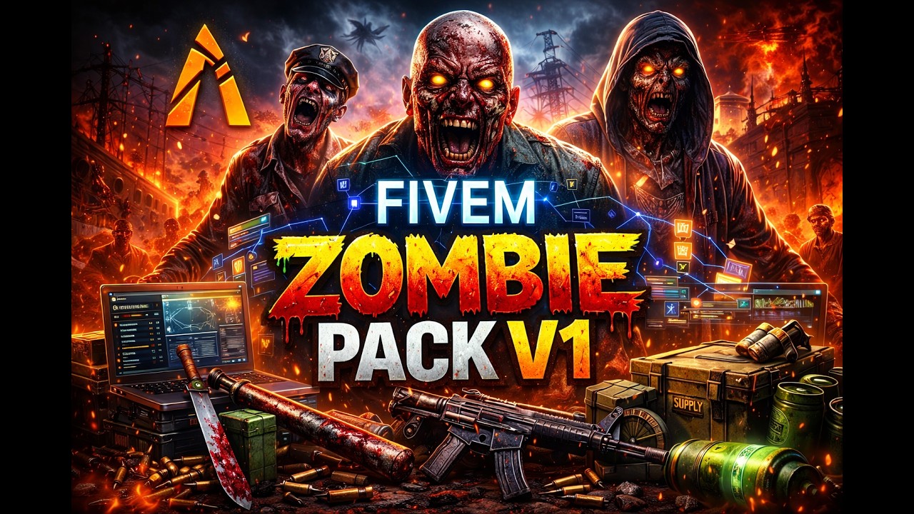 FiveM | Zombie Survival RP PACK | QBCORE
