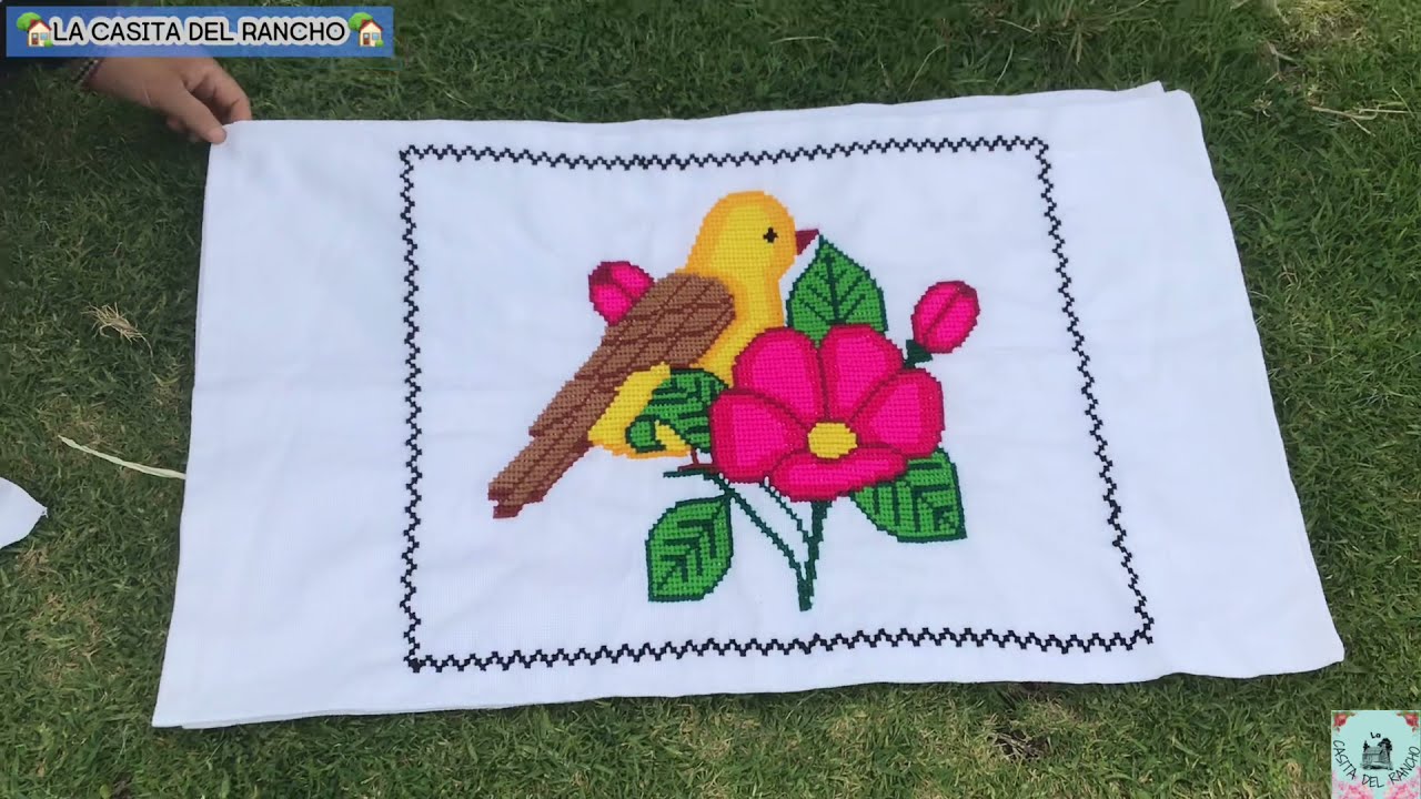 🏡MUESTRAS DE FUNDAS EN PUNTO DE CRUZ.🏡