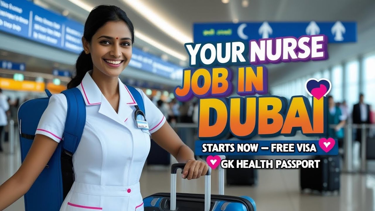 Dubai Is Hiring Nurses in 2025 | No IELTS + Free Visa + High Salary