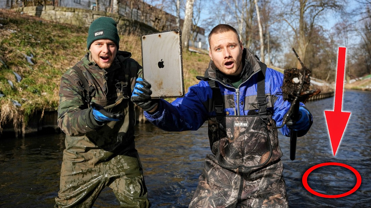 Schatzsuche: WERTVOLLES DIEBESGUT im Fluss GEFUNDEN!! 🤯 (2000&euro; Magnetfischen)