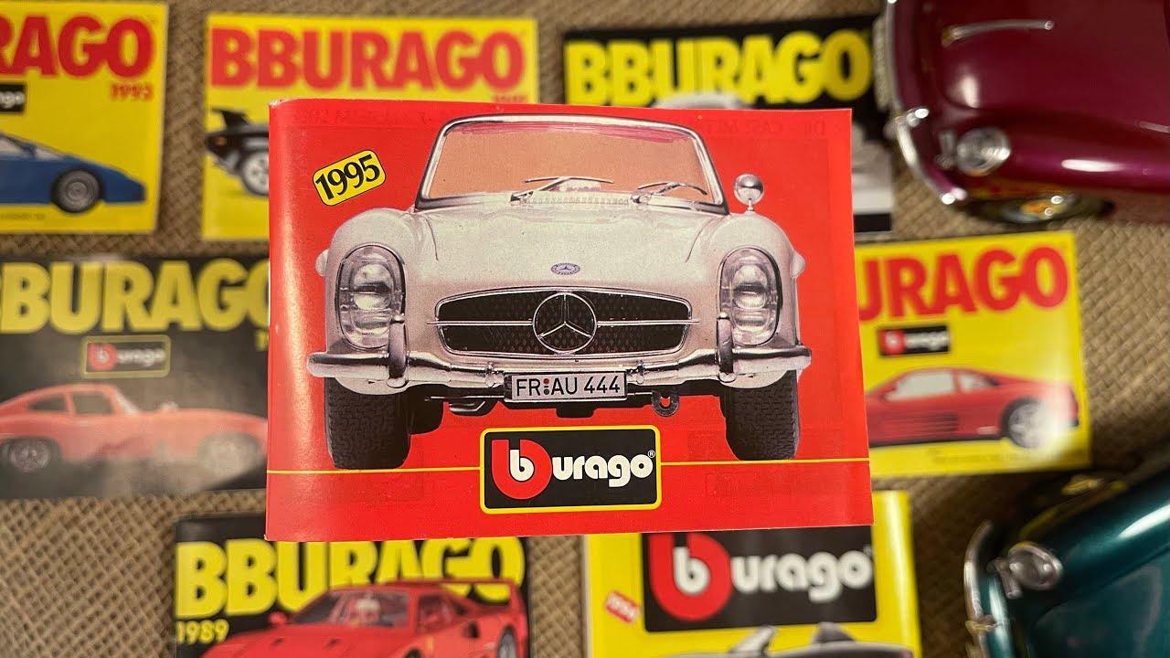 Diecast Catalog 1995 Year Scale Models Catalogue Bburago 1:18 1:24 1:43 Model Cars Garage