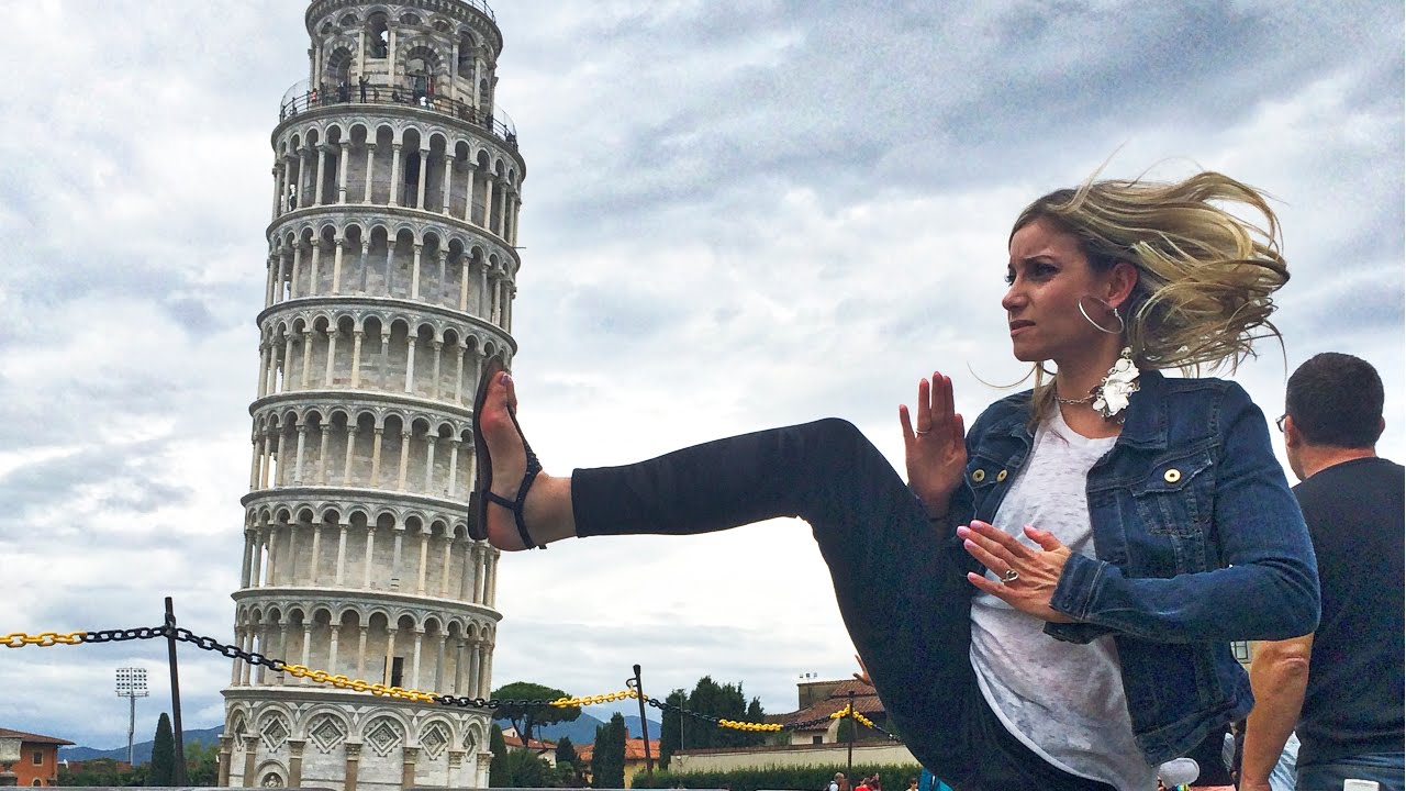 LEANING TOWER KICKER!