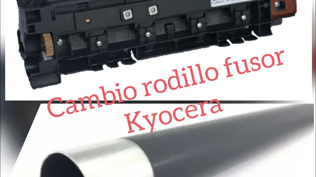 Cómo cambiar fusor de kyocera. mantenimiento fusora kyocera