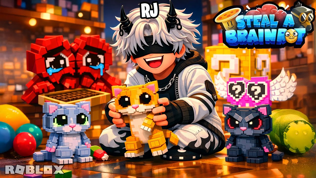 I STOLE THE NEW VALENTINE BLOCKS in Steal A Brainrot!!
