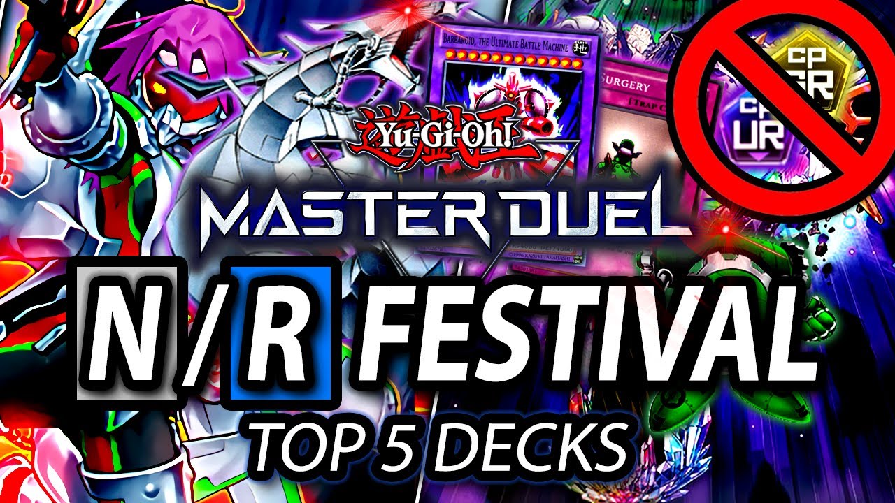 TOP 5 DECKS | N/R Festival in Yu-Gi-Oh! Master Duel!