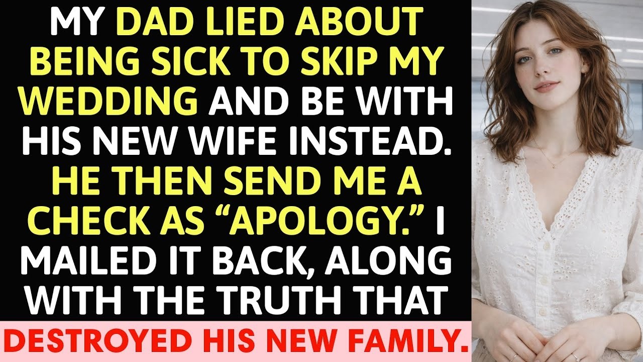 Dad Lied About Being Sick—Skipped My Wedding for His New Wife