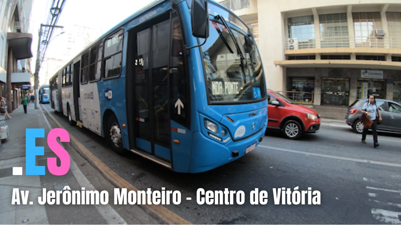 MOVIMENTAÇÃO de ÔNIBUS na Av. Jerônimo Monteiro em Vitória - ES #16