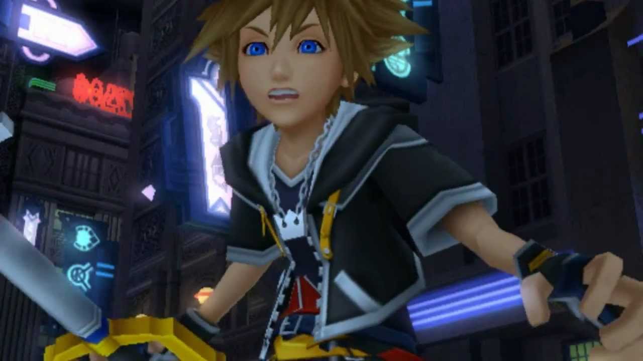 Kingdom Hearts 2 - Sora VS Roxas -  Mundo Inexistente 1 - Español - HD