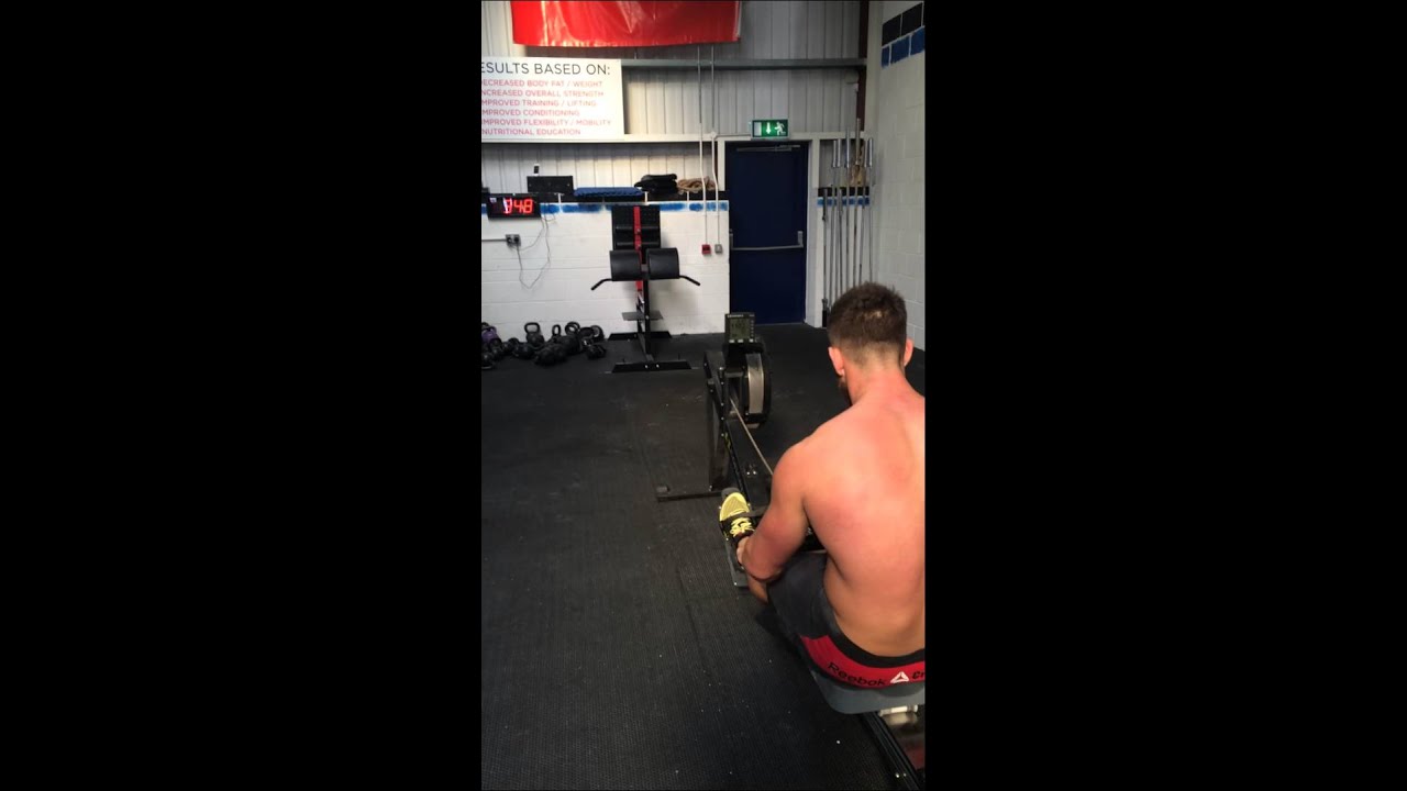 Italian throwdown qualifier, wod 1. Robert Flanagan crossfit Dublin